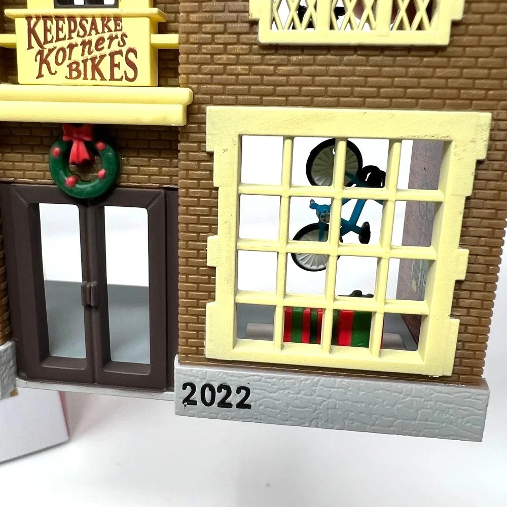 Keepsake Korners Bicycle Shop Ornament Nostalgic Houses & Shops 2022 Hallmark